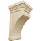 Ekena Millwork 5 1/2"W x 5 1/2"D x 10"H Fluted Corbel, Rubberwood COR05X05X10FLRW - alternate 1